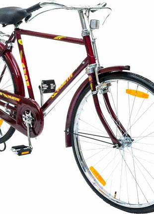 ARORA GODOWN Men Avon Vijeta 26 T Rigid Road Cycle (Single Speed, Maroon, Silver), Frame Size- 20 Inch 