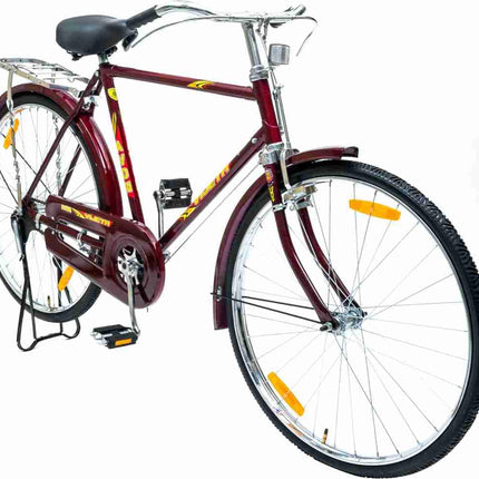 ARORA GODOWN Men Avon Vijeta 26 T Rigid Road Cycle (Single Speed, Maroon, Silver), Frame Size- 20 Inch 