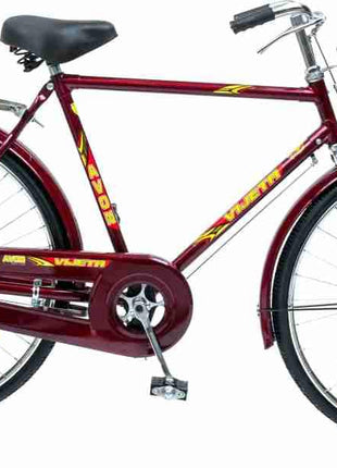 ARORA GODOWN Men Avon Vijeta 26 T Rigid Road Cycle (Single Speed, Maroon, Silver), Frame Size- 20 Inch 