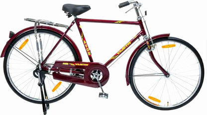 ARORA GODOWN Men Avon Vijeta 26 T Rigid Road Cycle (Single Speed, Maroon, Silver), Frame Size- 20 Inch 
