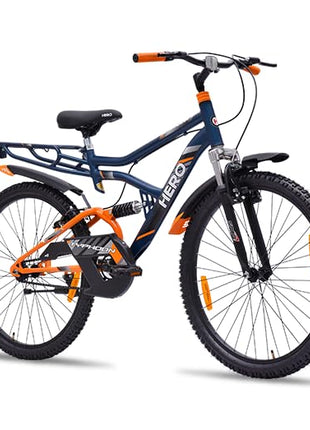 ARORA GODOWN Unisex Hero Typhoon 26T Double Shocker Blue Colour For 12+, Dual, City Bike, 17 Inch, 17 Inch 