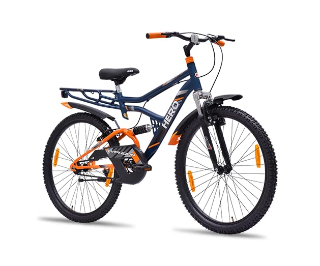 ARORA GODOWN Unisex Hero Typhoon 26T Double Shocker Blue Colour For 12+, Dual, City Bike, 17 Inch, 17 Inch