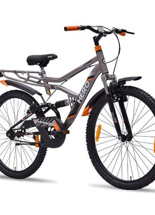 ARORA GODOWN Unisex Hero Typhoon 26T Double Shocker Blue Colour For 12+, Dual, City Bike, 17 Inch, 17 Inch 