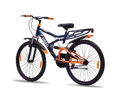 ARORA GODOWN Unisex Hero Typhoon 26T Double Shocker Blue Colour For 12+, Dual, City Bike, 17 Inch, 17 Inch 