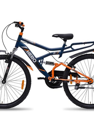 ARORA GODOWN Unisex Hero Typhoon 26T Double Shocker Blue Colour For 12+, Dual, City Bike, 17 Inch, 17 Inch 