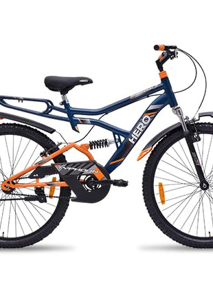 ARORA GODOWN Unisex Hero Typhoon 26T Double Shocker Blue Colour For 12+, Dual, City Bike, 17 Inch, 17 Inch 