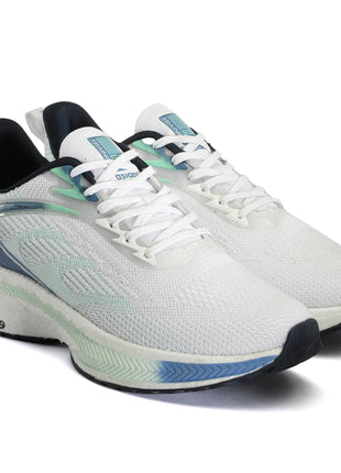 ASIAN Men's Hypercushion-01 Sports Running Shoes with Lightweight TPU & TPR Sole with Memory Foam Insole Casual Sneaker Shoes for Men's, White,UK 7 