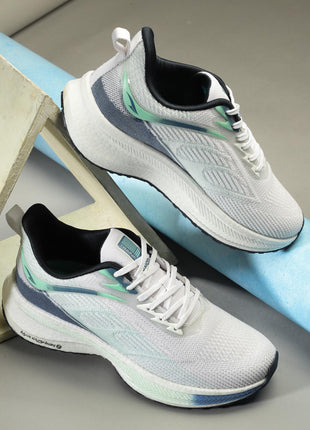 ASIAN Men's Hypercushion-01 Sports Running Shoes with Lightweight TPU & TPR Sole with Memory Foam Insole Casual Sneaker Shoes for Men's, White,UK 7 