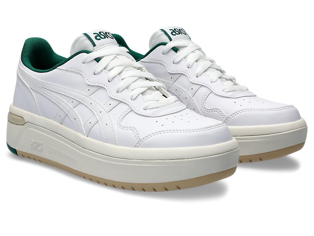 ASICS Mens Japan S ST White/Jewel Green Sneakers - 10 UK (1203A289.111) 
