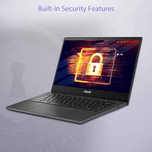 ASUS Chromebook CM14, Octa-Core MediaTek Kompanio 520, 14" (32.46 Cms) FHD, Thin and Light Chromebook (8GB RAM/128GB eMMC Storage/Chrome OS/Gray/1.45 Kg), CM1402CM2A-NK0129 