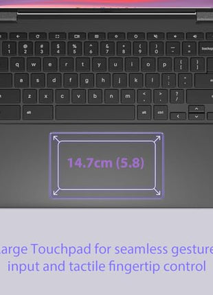 ASUS Chromebook CM14, Octa-Core MediaTek Kompanio 520, 14" (32.46 Cms) FHD, Thin and Light Chromebook (8GB RAM/128GB eMMC Storage/Chrome OS/Gray/1.45 Kg), CM1402CM2A-NK0129 