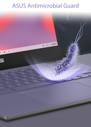ASUS Chromebook CM14, Octa-Core MediaTek Kompanio 520, 14" (32.46 Cms) FHD, Thin and Light Chromebook (8GB RAM/128GB eMMC Storage/Chrome OS/Gray/1.45 Kg), CM1402CM2A-NK0129 