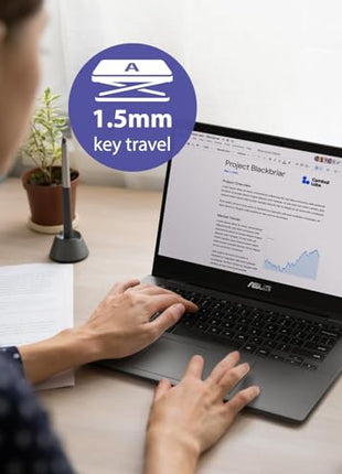 ASUS Chromebook CM14, Octa-Core MediaTek Kompanio 520, 14" (32.46 Cms) FHD, Thin and Light Chromebook (8GB RAM/128GB eMMC Storage/Chrome OS/Gray/1.45 Kg), CM1402CM2A-NK0129 