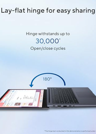 ASUS Chromebook CX1405, Intel Celeron N4500, 8GB RAM, 128GB, FHD 14"(35.56cm), Chrome OS, Quiet Blue, 1.4Kg, CX1405CKA-S60394, Intel UHD Graphics, 42WHrs, Thin & Light Laptop 
