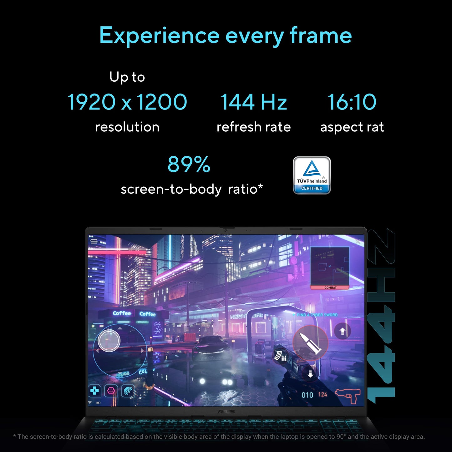 ASUS Gaming V16 (2025) 14th Gen,Intel Core 7 240H Gaming Laptop (RTX 4050-6GB/16GB RAM/512GB SSD/Windows 11 Home/16/144Hz/M365*/Office Home 2024, Matte Black,1.95 Kg),V3607VU-RP275WS 