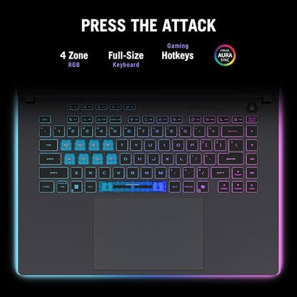 ASUS ROG Strix G16, Intel Core Ultra 9 275HX, Gaming Laptop(RTX 5060-8GB/115W TGP/16GB/1TB /2.5K QHD+/16"/240Hz/90WHrs/Windows 11/M365 Basic (1Year)*/Office Home 2024/Eclipse Gray/) G615LM-S5128WS 