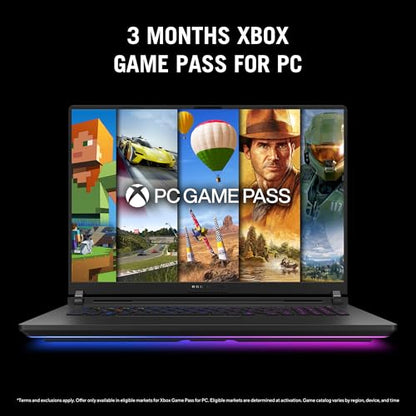 ASUS ROG Strix SCAR 18,Intel Core Ultra 9 275HX Gaming Laptop(NVIDIA RTX 5090-24GB/175W TGP/64GB/2TB/2.5K QHD+/18"/240Hz/Windows 11/M365 Basic(1Year)*/Office Home 2024/Off Black/3.30 Kg)G835LX-SA187WS 