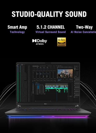 ASUS ROG Strix SCAR 18,Intel Core Ultra 9 275HX Gaming Laptop(NVIDIA RTX 5090-24GB/175W TGP/64GB/2TB/2.5K QHD+/18"/240Hz/Windows 11/M365 Basic(1Year)*/Office Home 2024/Off Black/3.30 Kg)G835LX-SA187WS 