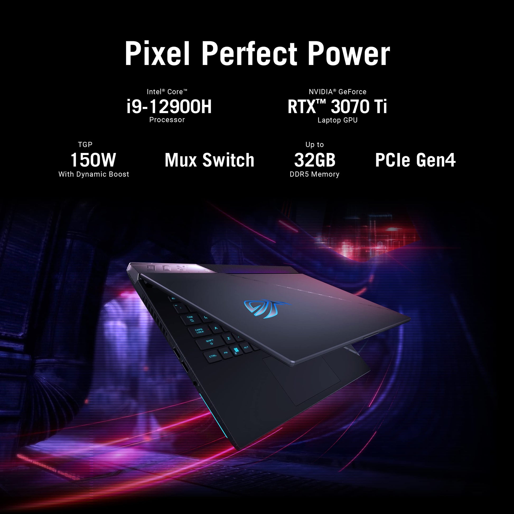 Asus Rog Strix Scar 15 (2022) 15.6 Inches 2K Wqhd 240Hz/3Ms Intel Core I9-12900H 12Th Gen Rtx 3070 Ti 8Gb Graphics, Gaming Laptop (32Gb/1Tb Ssd/Windows 11 Home/Office 2021/Black/2.3 Kg) G533Zw-Ln136Ws 