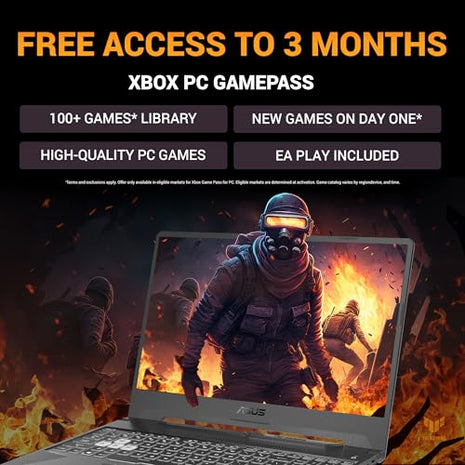 ASUS TUF A15 (2025), AMD Ryzen 7 7445HS, Gaming Laptop(RTX 3050,75W TGP,16GB DDR5(Upgradeable Upto 64GB )512GB SSD,FHD,15.6",144Hz,RGB Keyboard,48Whrs,Windows 11,Graphite Black,2.3 Kg) FA506NCG-HN199W 