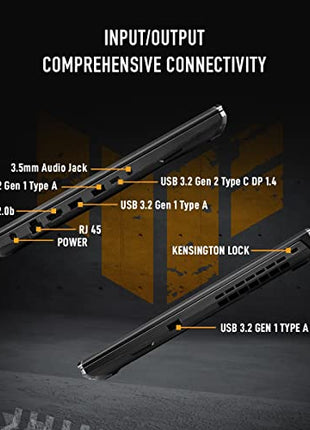 ASUS TUF Gaming A15, AMD Ryzen 7 7435Hs, 15.6-Inch, FHD 144Hz, Gaming Laptop (16GB RAM/512GB SSD/NVIDIA Geforce RTX 3050/Windows 11/48WHR/Graphite Black/2.3 Kg), FA506NCR-HN054W 