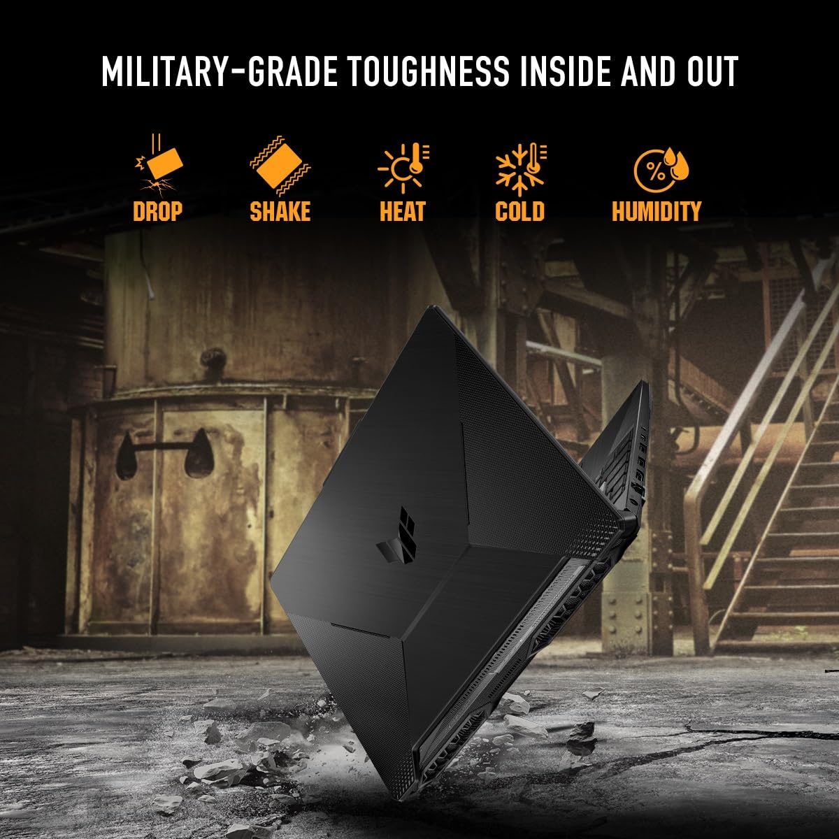 ASUS TUF Gaming A15, AMD Ryzen 7 7435Hs, 15.6-Inch, FHD 144Hz, Gaming Laptop (16GB RAM/512GB SSD/NVIDIA Geforce RTX 3050/Windows 11/48WHR/Graphite Black/2.3 Kg), FA506NCR-HN054W 