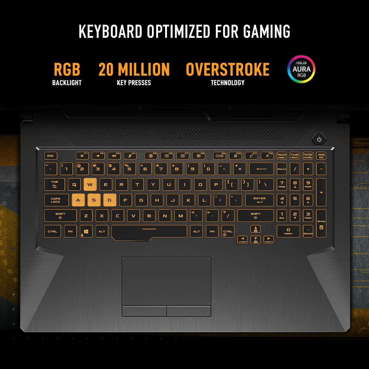 ASUS TUF Gaming A15, AMD Ryzen 7 7435Hs, 15.6-Inch, FHD 144Hz, Gaming Laptop (16GB RAM/512GB SSD/NVIDIA Geforce RTX 3050/Windows 11/48WHR/Graphite Black/2.3 Kg), FA506NCR-HN054W 
