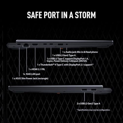 ASUS TUF F16, 14th Gen, Smartchoice,Intel Core i7 14650HX, Gaming Laptop(RTX 5060-8GB/16GB/1TB /FHD+/16"/165Hz/90WHrs/Windows 11/M365 Basic (1Year)*/Office 2024/Jaeger Gray/2.2 Kg) FX608JMR-RV049WS 