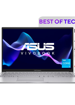 ASUS VivoBook 15 (2022), Intel®Core™ i3-1215U 12th Gen, 15.6" (39.62 cm) FHD, Thin and Light Laptop (8GB/512 SSD//Windows 11/Office 2021/Backlit KB/Cool Silver/1.7 kg), X1504ZA-NJ322WS 