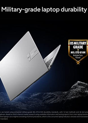 ASUS VivoBook 15 (2022), Intel®Core™ i3-1215U 12th Gen, 15.6" (39.62 cm) FHD, Thin and Light Laptop (8GB/512 SSD//Windows 11/Office 2021/Backlit KB/Cool Silver/1.7 kg), X1504ZA-NJ322WS 