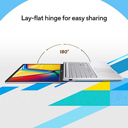 ASUS VivoBook 15 (2022), Intel®Core™ i3-1215U 12th Gen, 15.6" (39.62 cm) FHD, Thin and Light Laptop (8GB/512 SSD//Windows 11/Office 2021/Backlit KB/Cool Silver/1.7 kg), X1504ZA-NJ322WS 