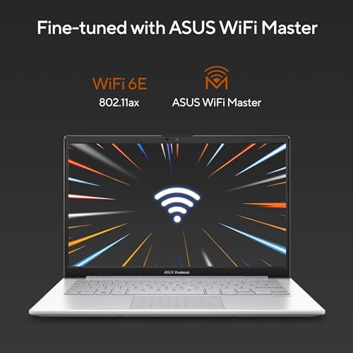 ASUS Vivobook Go 14, AMD Ryzen 3 7320U, Thin and Light Laptop, 14" (35.56 cm) FHD, (8 GB RAM/512GB SSD/Windows 11/Office 2021/42WHr /Silver/1.38 kg), E1404FA-NK321WS 