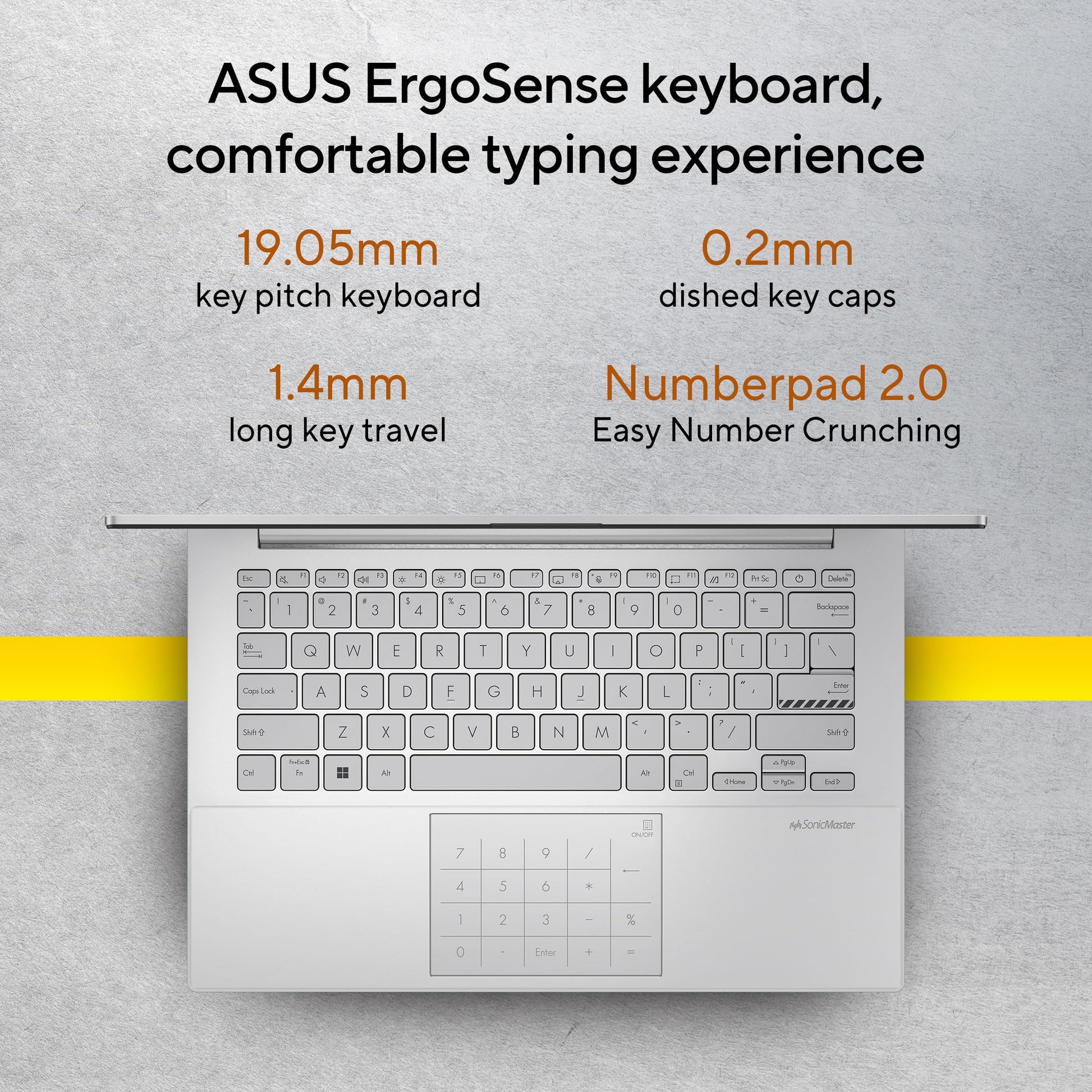 ASUS Vivobook Go 14, AMD Ryzen 3 7320U, Thin and Light Laptop, 14" (35.56 cm) FHD, (8 GB RAM/512GB SSD/Windows 11/Office 2021/42WHr /Silver/1.38 kg), E1404FA-NK321WS 