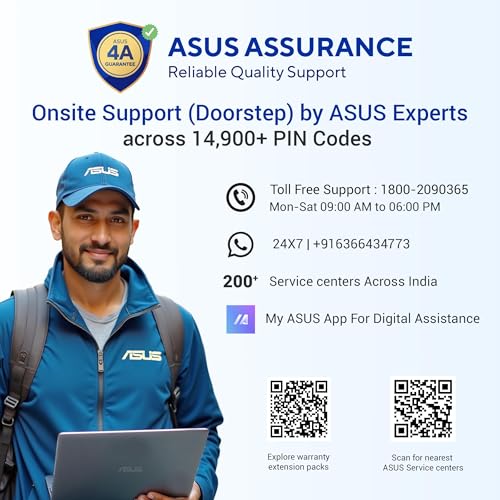 ASUS Vivobook 14, Smartchoice, AMD Ryzen AI 5 330, 16GB RAM, 512GB SSD,FHD+ 14", Win11,Office Home 2024, M365 Basic (1Year), Quiet Blue, 1.46Kg, M1407KA-LY132WS,AMD Radeon iGPU, 50 Tops, Copilot AI PC 