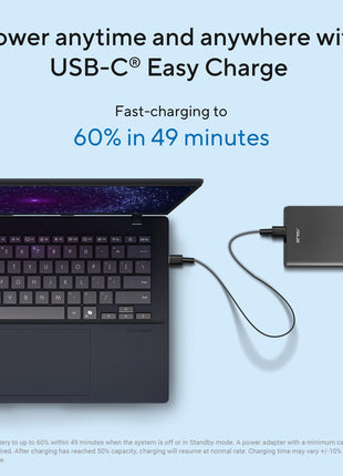 ASUS Vivobook 14, Smartchoice, AMD Ryzen AI 5 330, 16GB RAM, 512GB SSD,FHD+ 14", Win11,Office Home 2024, M365 Basic (1Year), Quiet Blue, 1.46Kg, M1407KA-LY132WS,AMD Radeon iGPU, 50 Tops, Copilot AI PC 