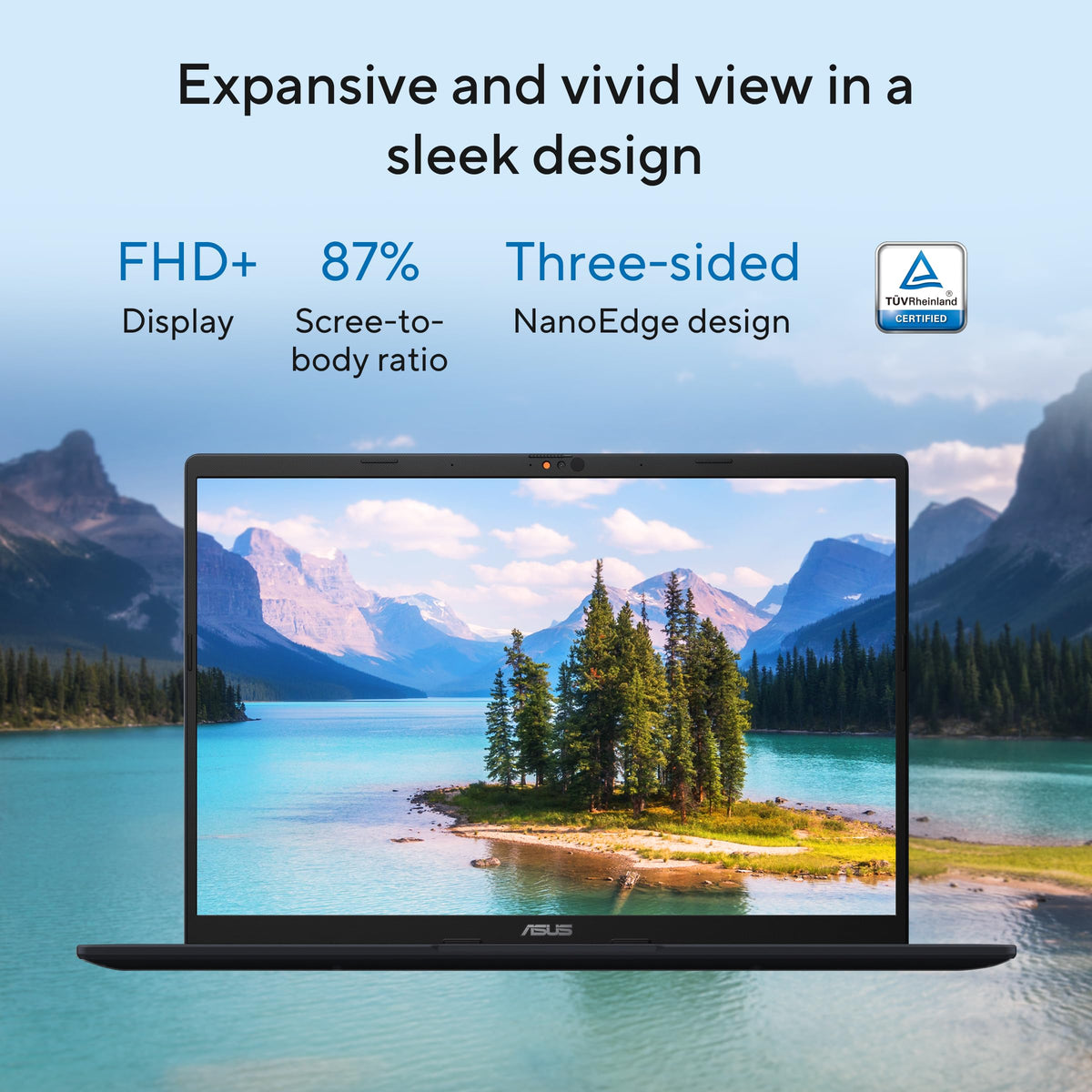 ASUS Vivobook 14, Smartchoice, AMD Ryzen AI 5 330, 16GB RAM, 512GB SSD,FHD+ 14", Win11,Office Home 2024, M365 Basic (1Year), Quiet Blue, 1.46Kg, M1407KA-LY132WS,AMD Radeon iGPU, 50 Tops, Copilot AI PC 