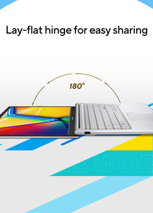 ASUS Vivobook 15, Intel Core i3 13th Gen 1315U, 12GB RAM, 512GB SSD, FHD 15.6", Windows 11, Office Home 2024, Cool Silver, 1.7Kg, X1504VA-BQ331WS, Intel UHD iGPU, Thin & Light, 42Whrs Laptop 
