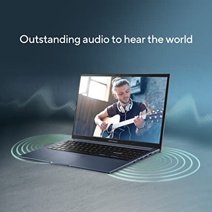 ASUS Vivobook 15, Smartchoice,Intel Core i5 13th Gen 13420H,16GB RAM, 512GB SSD, FHD 15.6",Windows 11, Office Home 2024, Quiet Blue, 1.70 kg, X1502VA-BQ836WS,Intel UHD iGPU, M365 Basic (1Year)* Laptop 