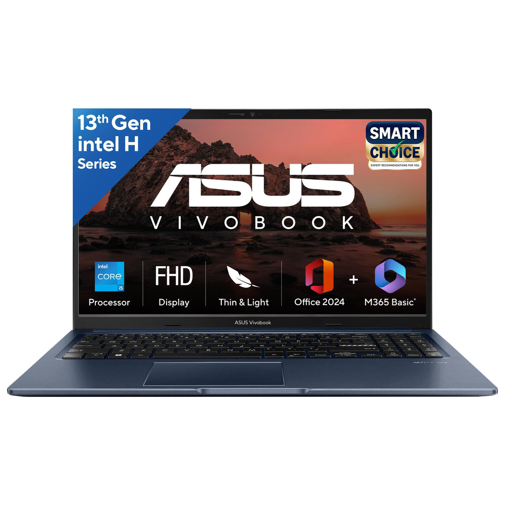 ASUS Vivobook 15 Smartchoice Quiet Blue I5 13th Gen 16GB 512GB SSD