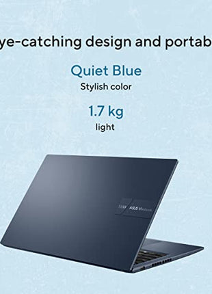 ASUS Vivobook 15, Smartchoice,Intel Core i5 13th Gen 13420H,16GB RAM, 512GB SSD, FHD 15.6",Windows 11, Office Home 2024, Quiet Blue, 1.70 kg, X1502VA-BQ836WS,Intel UHD iGPU, M365 Basic (1Year)* Laptop 