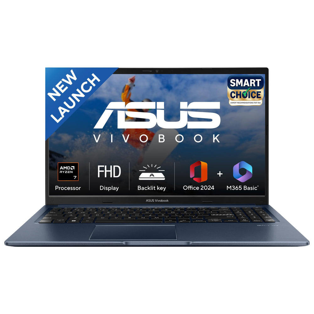 ASUS Vivobook 15 Smartchoice Ryzen 7 5825U 16GB 512GB Quiet Blue
