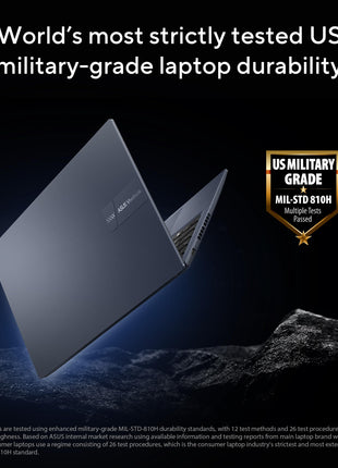 ASUS Vivobook 15, Smartchoice, AMD Ryzen 7 5825U, 16GB RAM, 512GB SSD, FHD 15.6", Windows 11, Office Home 2024, Quiet Blue, 1.7Kg, M1502YA-BQ703WS, AMD Radeon iGPU, M365 Basic (1Year)*, 42Whr Laptop 