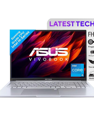 ASUS Vivobook 16" FHD+ (1920 X 1200), 60Hz 300Nits, Core i5-12500H, (16GB RAM/512GB SSD/Intel Iris X? Graphics/Win 11/Office Home/Fingerprint/42Whr Battery/Transparent Silver/1.88Kg), X1605ZAC-MB541WS 