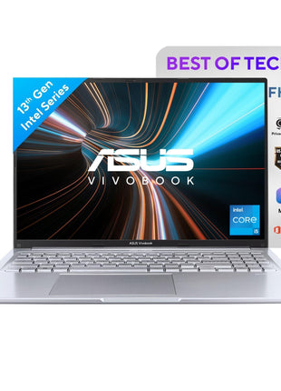 ASUS Vivobook 16, Intel Core i5-13420H Processor,(16GB RAM/512GB SSD/16 FHD+ (1920 x 1200)/Win 11/M365 Basic (1Year)*/Backlit Keyboard/Office Home 2024/Silver/1.88 kg),X1605VA-MB1627WS 