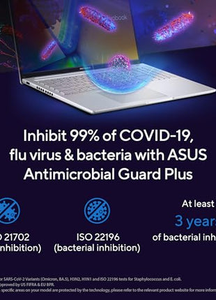 ASUS Vivobook 16, Intel Core i5-13420H Processor,(16GB RAM/512GB SSD/16 FHD+ (1920 x 1200)/Win 11/M365 Basic (1Year)*/Backlit Keyboard/Office Home 2024/Silver/1.88 kg),X1605VA-MB1627WS 