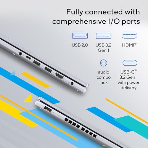 ASUS Vivobook 16, Intel Core i5-13420H Processor,(16GB RAM/512GB SSD/16 FHD+ (1920 x 1200)/Win 11/M365 Basic (1Year)*/Backlit Keyboard/Office Home 2024/Silver/1.88 kg),X1605VA-MB1627WS 