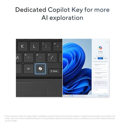 ASUS Vivobook 16, Snapdragon X, 16GB RAM, 512GB SSD, FHD+ 16", Windows 11, Office Home 2024, Cool Silver, 1.88kg, X1607QA-MB050WS, Qualcomm Adreno iGPU, 45TOPS, M365 Basic(1Year)* Laptop 