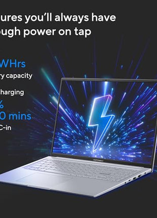 ASUS Vivobook 16X,Smartchoice,Intel Core i7-13620H,Creator/Gaming Laptop(RTX 3050-4GB/16GB RAM/512GB SSD/FHD+/16"/144Hz/M365 Basic (1Year)*/Office Home 2024/Cool Silver/1.8 Kg) K3605VC-RP492WS 