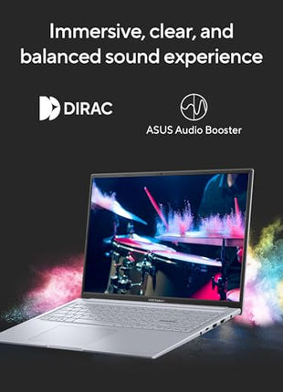 ASUS Vivobook 16X,Smartchoice,Intel Core i7-13620H,Creator/Gaming Laptop(RTX 3050-4GB/16GB RAM/512GB SSD/FHD+/16"/144Hz/M365 Basic (1Year)*/Office Home 2024/Cool Silver/1.8 Kg) K3605VC-RP492WS 