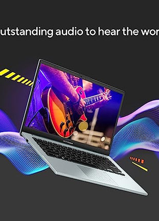 ASUS Vivobook Go 14 (2023), AMD Ryzen 3 7320U, Thin & Light Laptop, 14-inch (35.56 cm) FHD, (8GB RAM /512GB SSD/Windows 11/Office 2021/Alexa Built-in/Grey Green/1.38 kg), E1404FA-NK323WS 